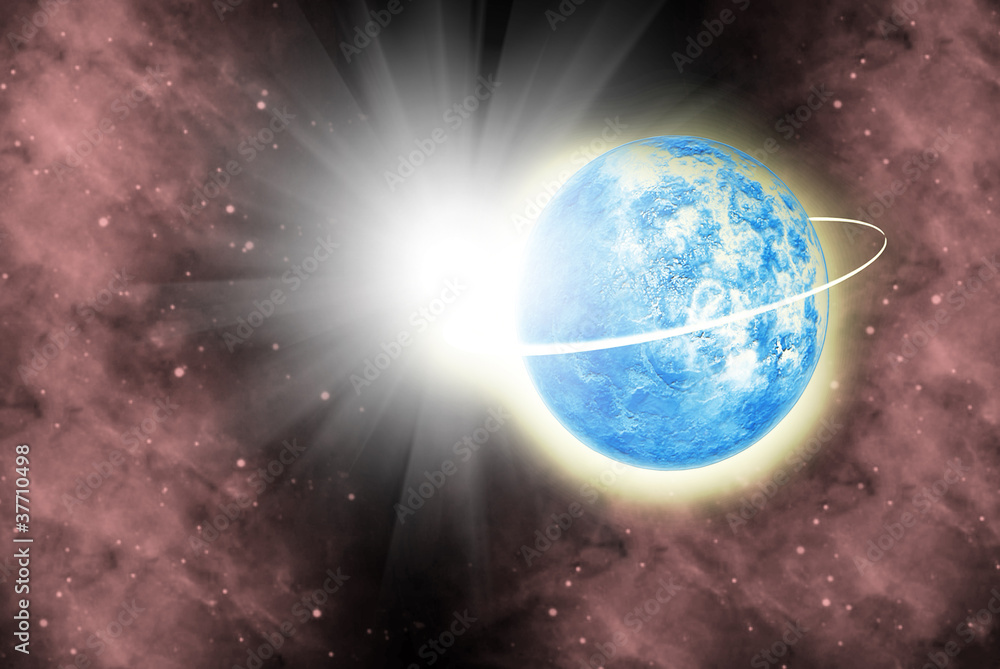 Fototapeta premium New space technology