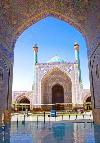 Beautiful Jame Abbasi mosque (Imam mosque) , Esfahan, Iran