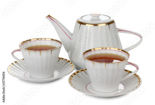 Dinner service of tea