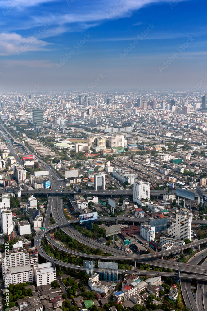 Naklejka premium view of the Bangkok