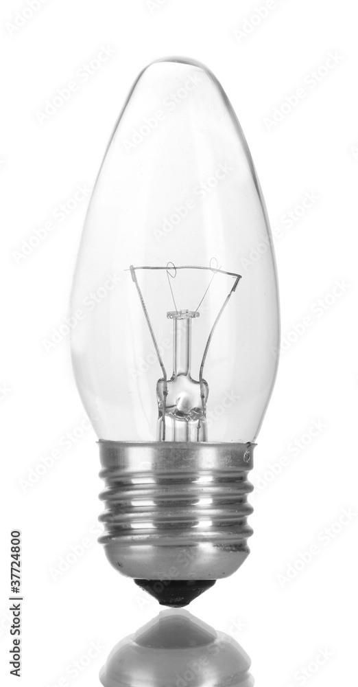 Light bulb isolated on white Light bulb isolated on white