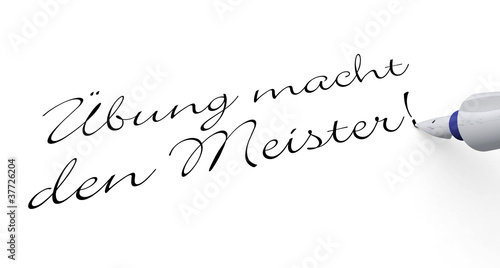 Stift Konzept - Übung macht den Meister!