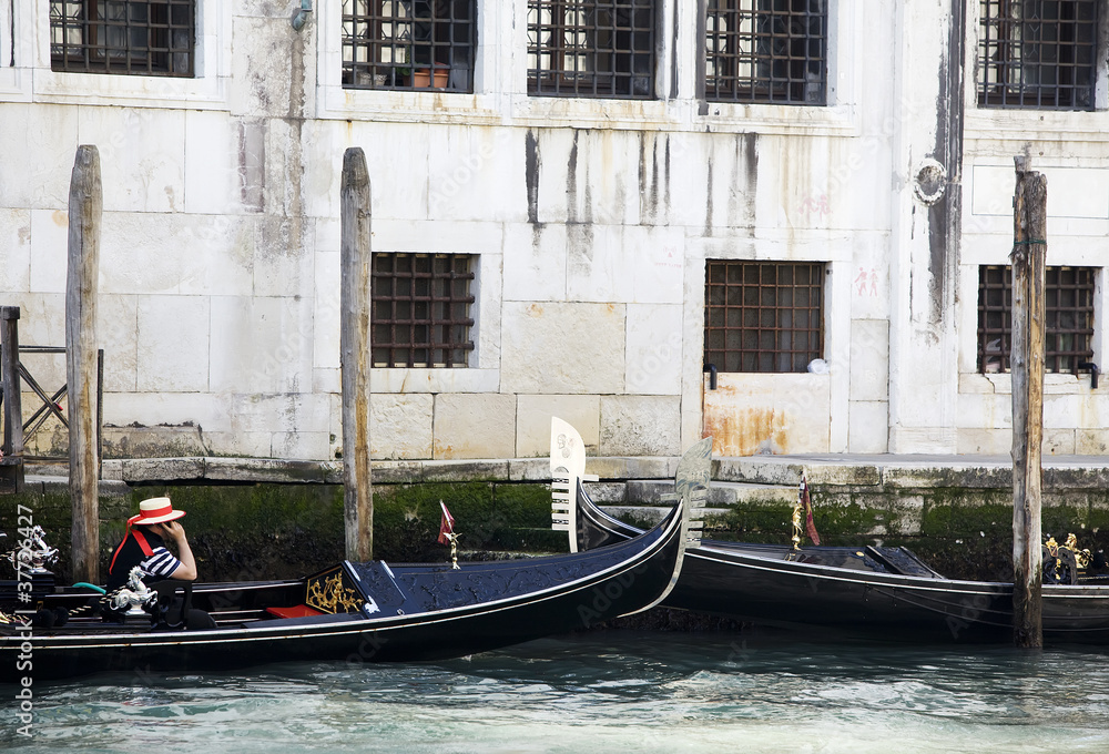 Venetian gondolas