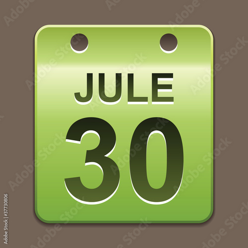 calendar icon - vector illusrtation