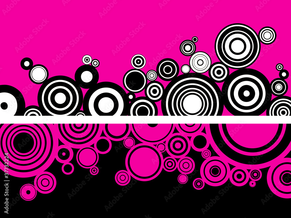 Background abstrato em tons de rosa e com múltiplos círculos Background abstrato em tons de rosa e com múltiplos círculos