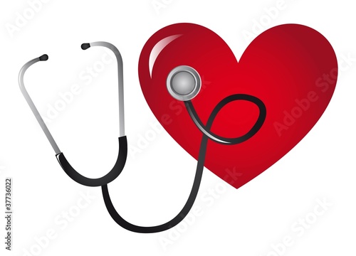 stethoscope and heart