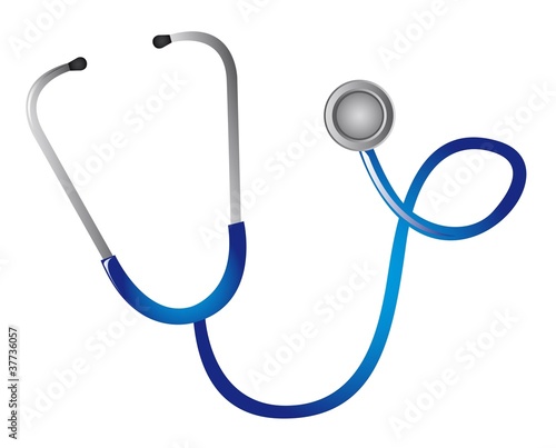 blue stethoscope