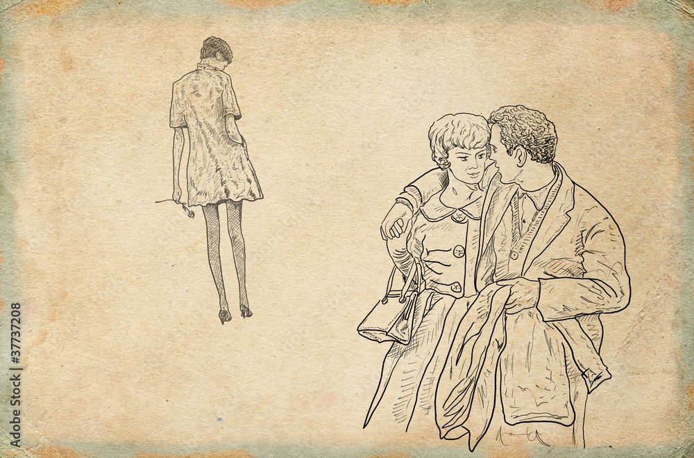 Obraz premium Love theme