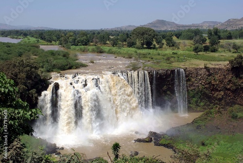 Chute d'eau, Ethiopie