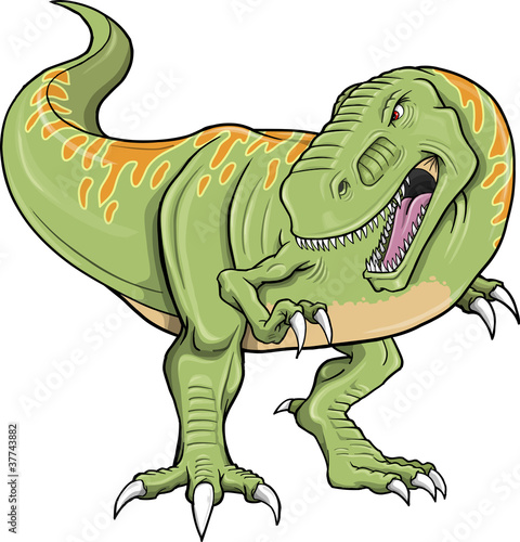 Tyrannosaurus Dinosaur Vector Illustration