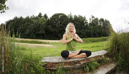 Woman Meditation photo