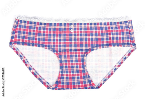 Plaid Cotton Panties