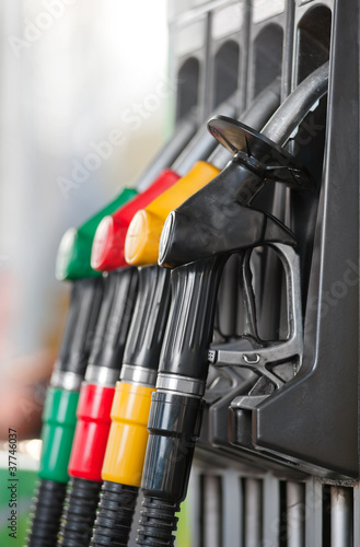 gasoline station fuel pump