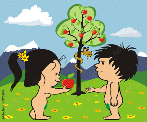 garden of eden - adam and eve