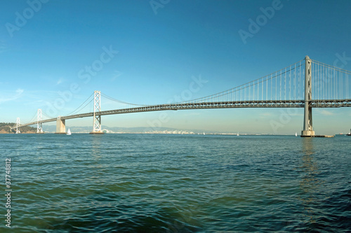 Suspension Oakland Bay Bridge in San Francisco to Yerba Buena Is