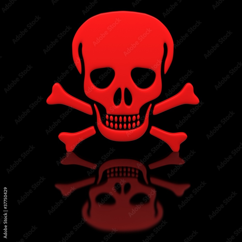 Fototapeta premium Skull and crossbones