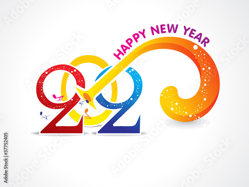 new year background with musical instument