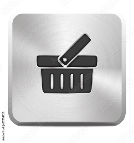 metallischerButton-einkaufskorb