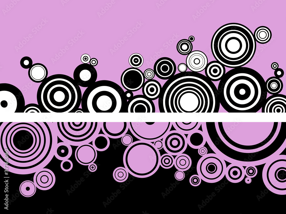 Background abstrato em tons de violeta e com múltiplos círculos Background abstrato em tons de violeta e com múltiplos círculos