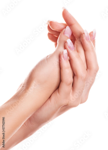 hands of a woman