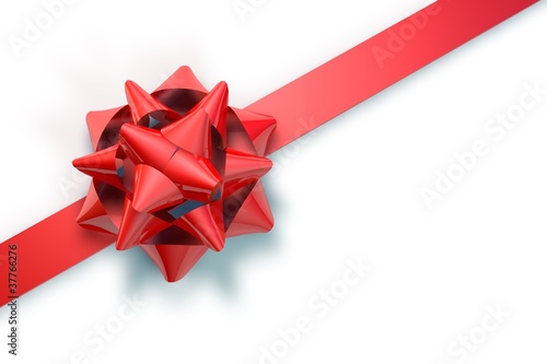 Rote Geschenkschleife  02