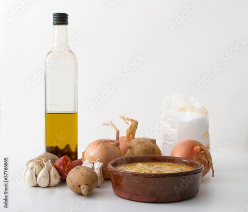 Garlic and onion soup