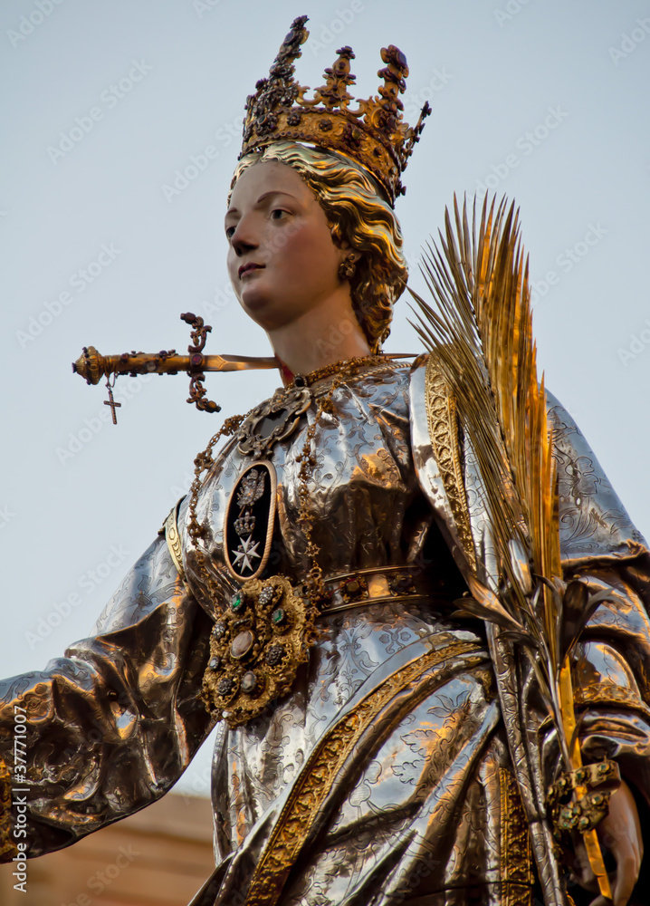 Festa di Santa Lucia a Siracusa - 13 dicembre Stock Photo | Adobe Stock