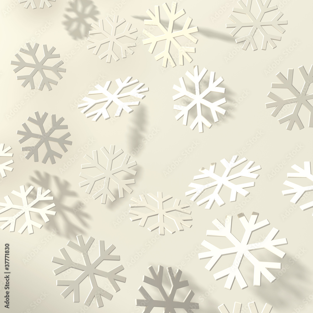 White softflakes White softflakes