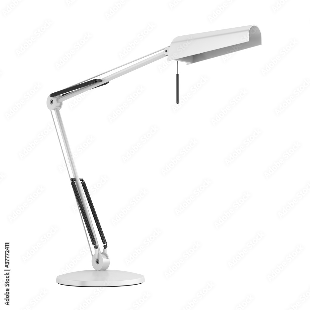 modern desk lamp isolated on white background modern desk lamp isolated on white background