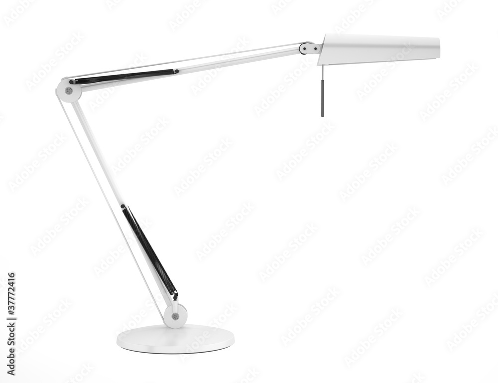 modern desk lamp isolated on white background modern desk lamp isolated on white background