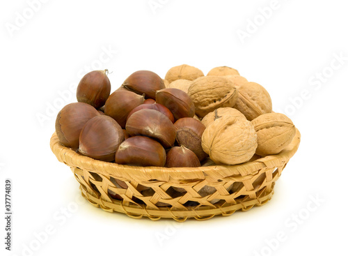 chestnuts and walnuts