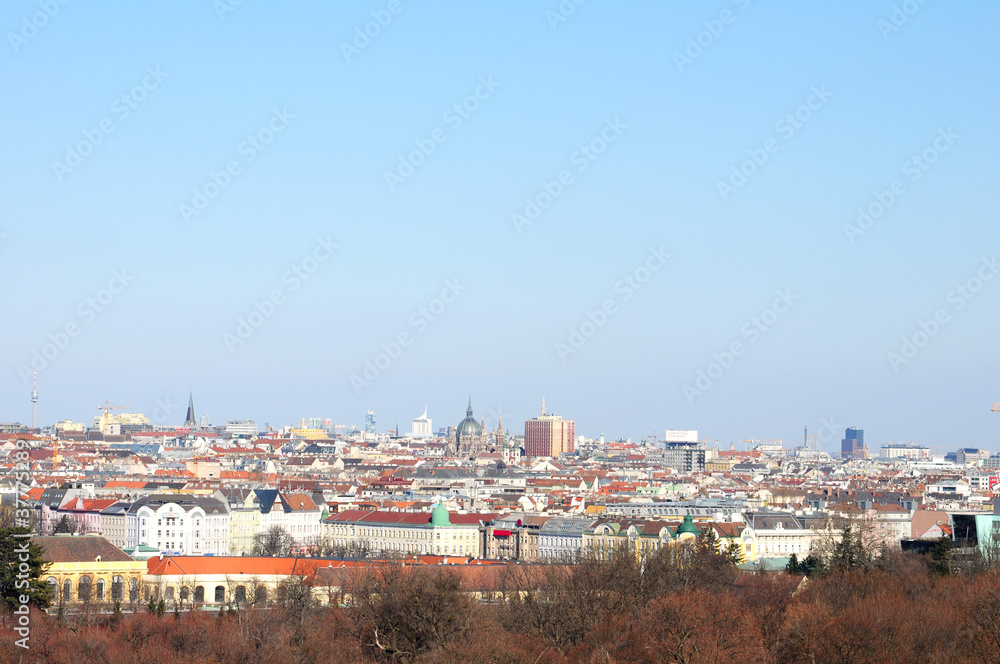 Panorama of Vienna. Austria