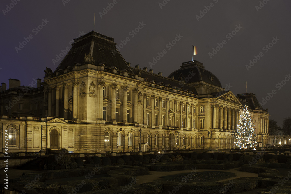 Pałac Królewski w Brukseli - obrazy, fototapety, plakaty 