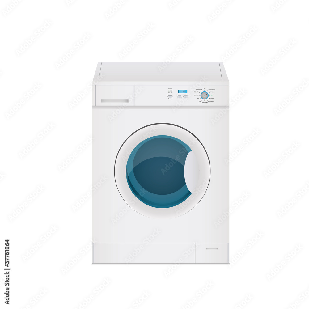 vektor illustration einer waschmaschine