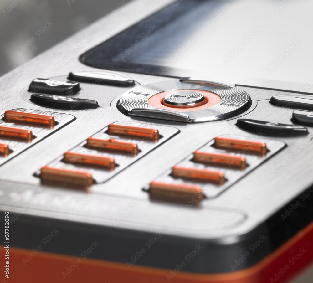 detail of a mobile phone detail of a mobile phone