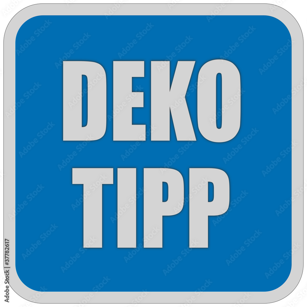 Sticker blau quadrat oc DEKO TIPP Sticker blau quadrat oc DEKO TIPP