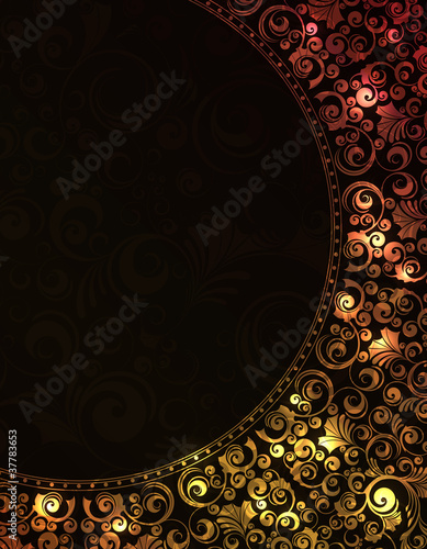 abstract ornamented vector banner. eps10
