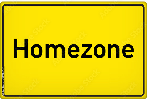 Schild Homezone