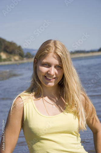 Young Woman on the Beach
