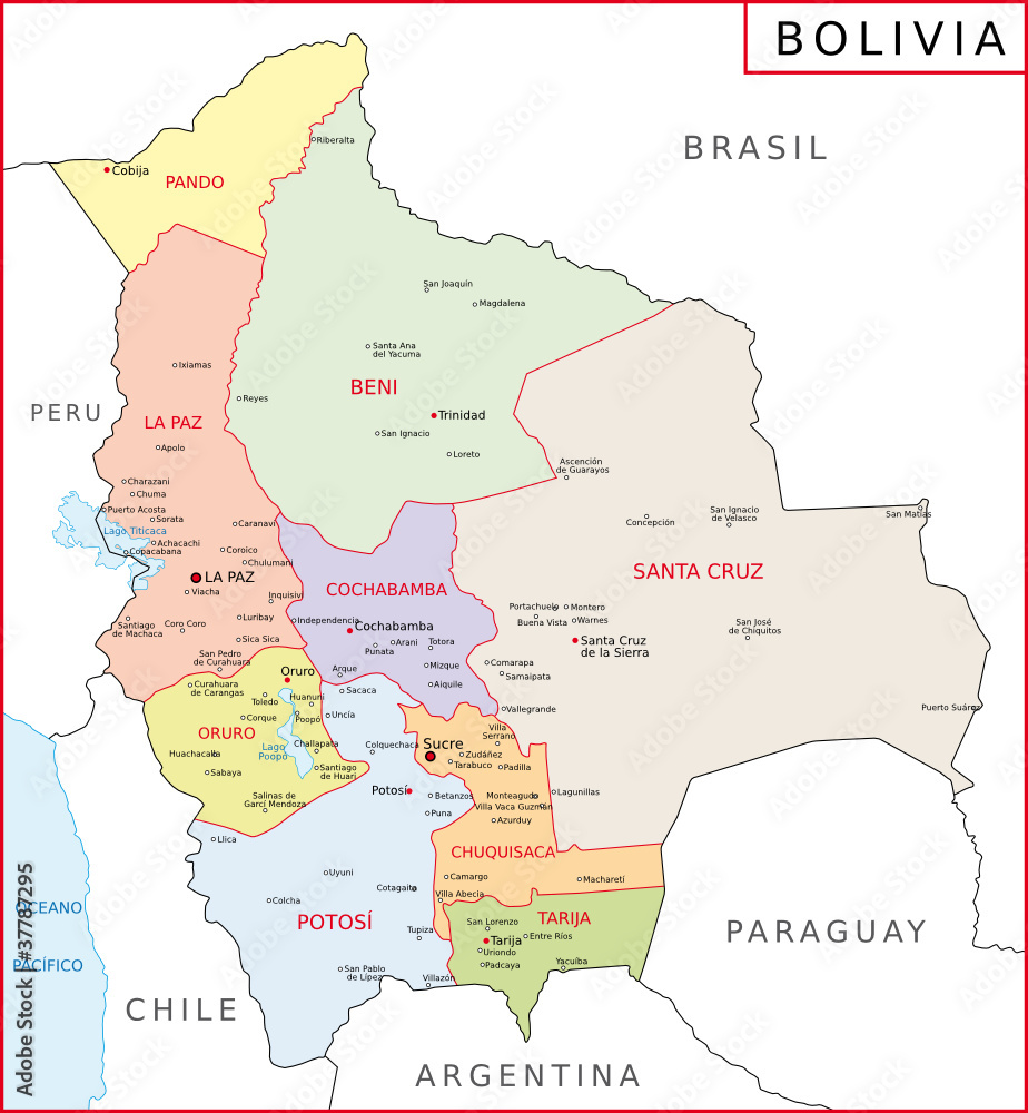 Bolivien Administrativ