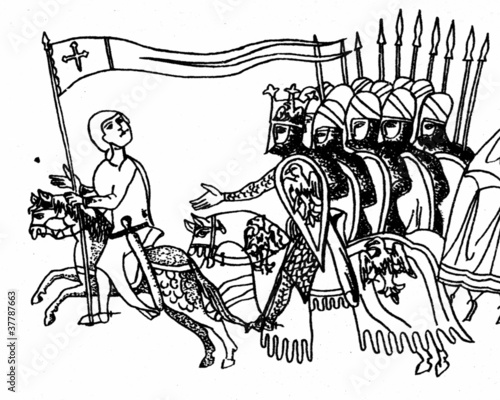 Crusaders (medieval drawing)