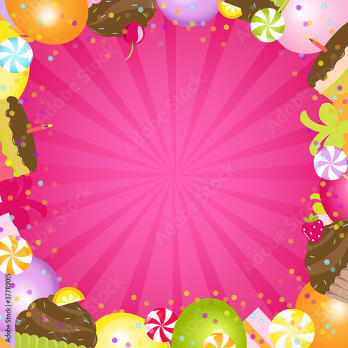 Birthday Color Frame