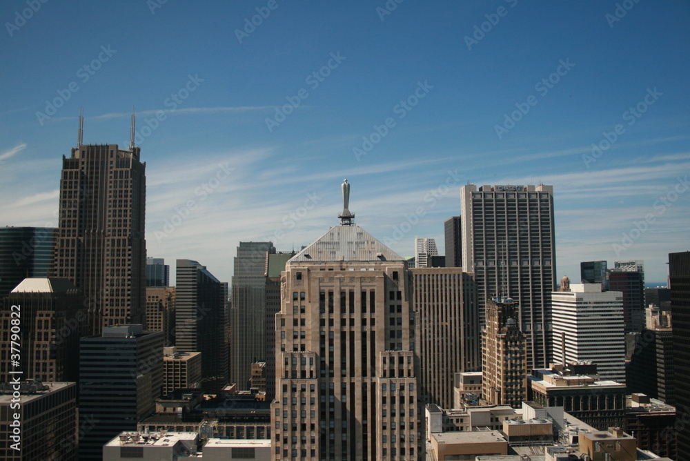 Naklejka premium Chicago - Illinois