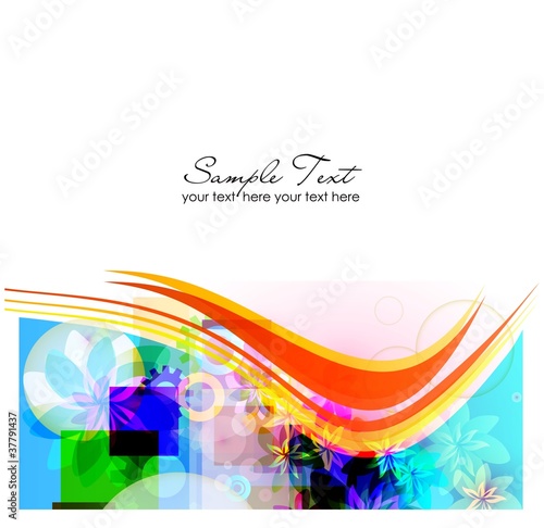 abstract colorful vector background
