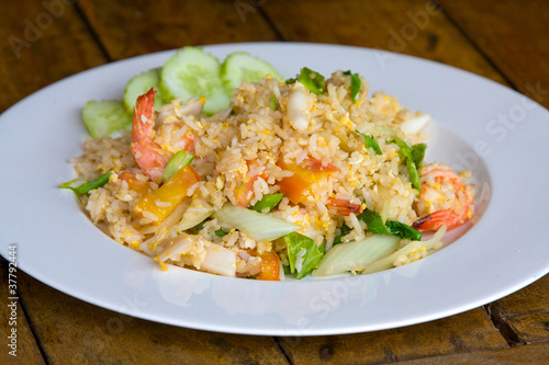 Seafood fried rice