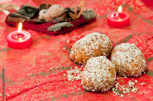 Christmas Honey Cookies with Walnuts photo