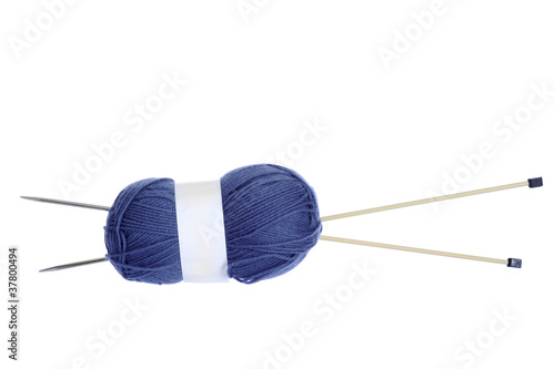 marine blue knitting yarn