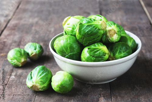 Raw Brussel Sprouts