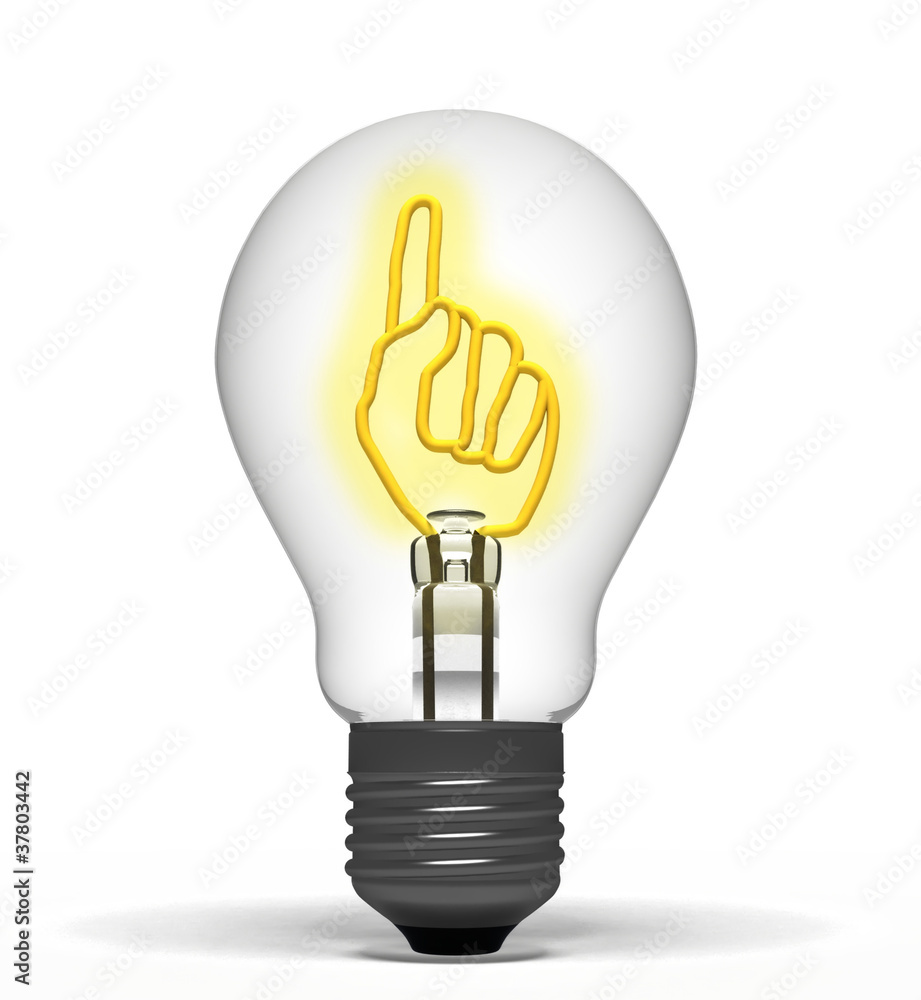 Light, symbolizing the idea Light, symbolizing the idea