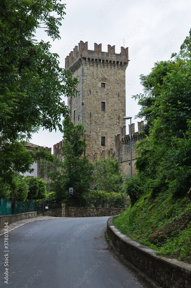 Castle of Vigoleno. Emilia-Romagna. Italy.